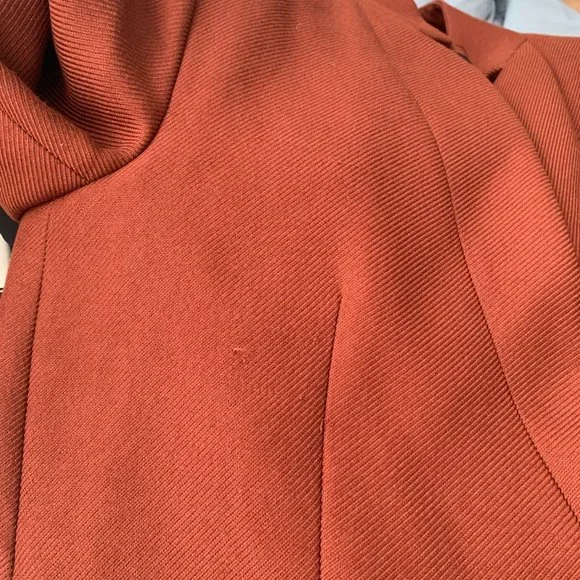 ZARA CARAMEL LONG BLAZER/JACKET SIZE M - Picture 9 of 10